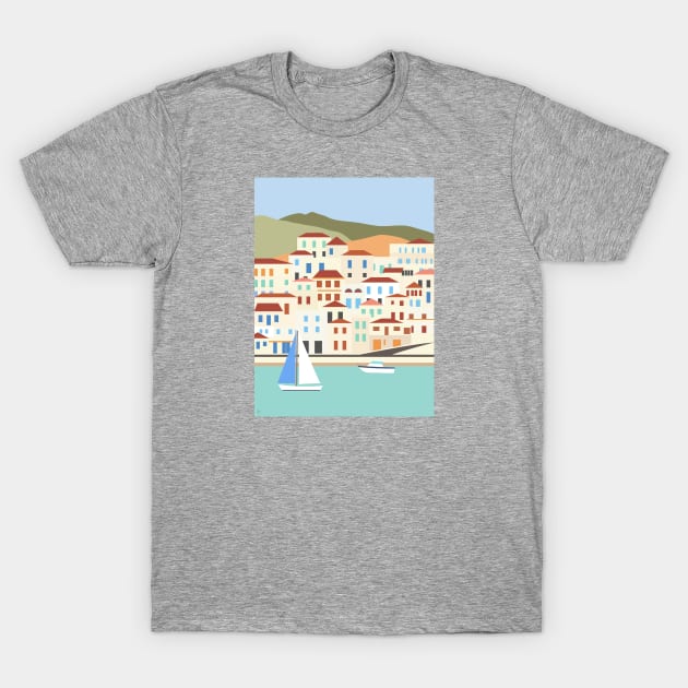 Batsi, Andros, Greece T-Shirt by lymancreativeco